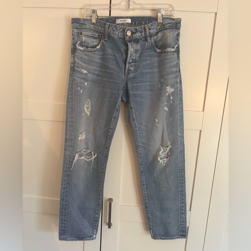 Moussy Vintage Jeans Distressed Size 30